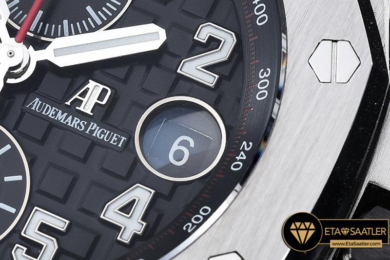 AP0374B - AP Royal Oak Chrono 26470 SSSS Black A3126 - Noob modelleri AP0374B - AP Royal Oak Chrono 26470 SSSS Black A3126 - Noob - 10.jpg